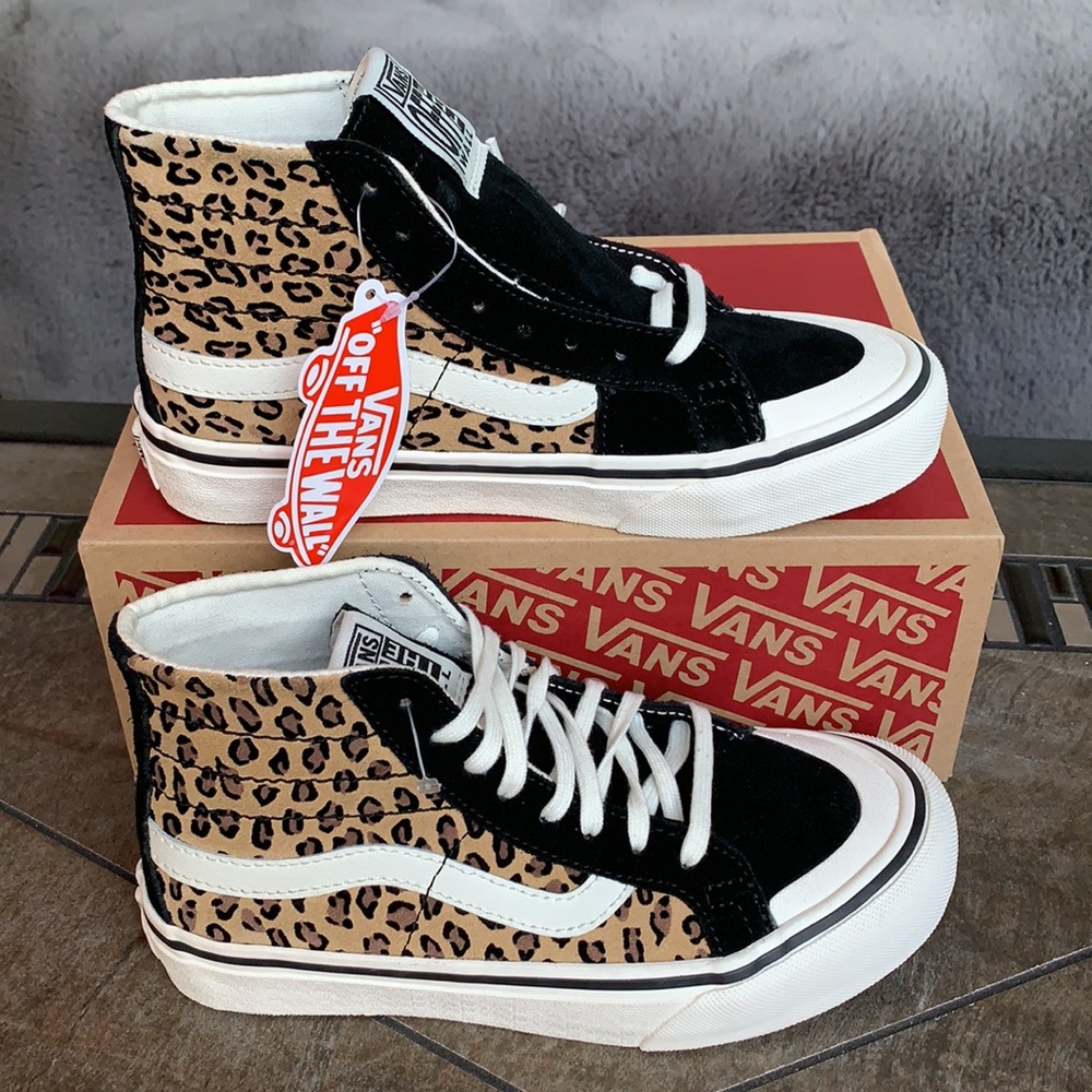 VANS SI8-HI 138 DECON MINI LEOPARD Sde/Marshmlw WM - Picture 5 of 16